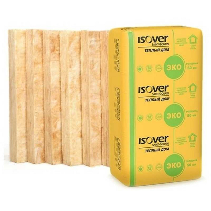 Утеплитель Isover Изовер Тёплый Дом Плита 50х610х1170 в Краснодаре
